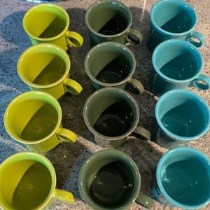12 Fiesta coffee mugs…like new.